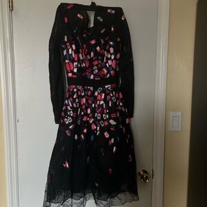 Sanchin + Babi Colorful Patterned Dress